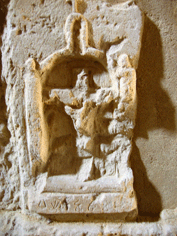 bassorilievo del carcere criminale del Castello risalente alla seconda met� del 1800