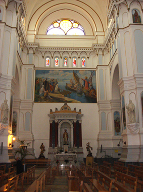 Altare del Sacro Cuore di Ges� nella navata meridionale di S. Antonio da Padova