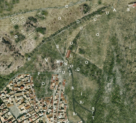 Contrada Giarritella nel 1850